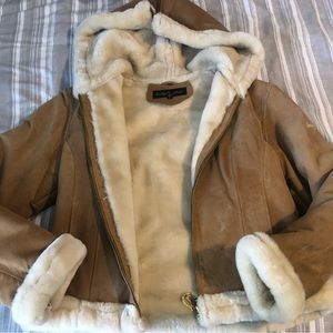 Baby Phat Suede, Fur-Lined Size Large